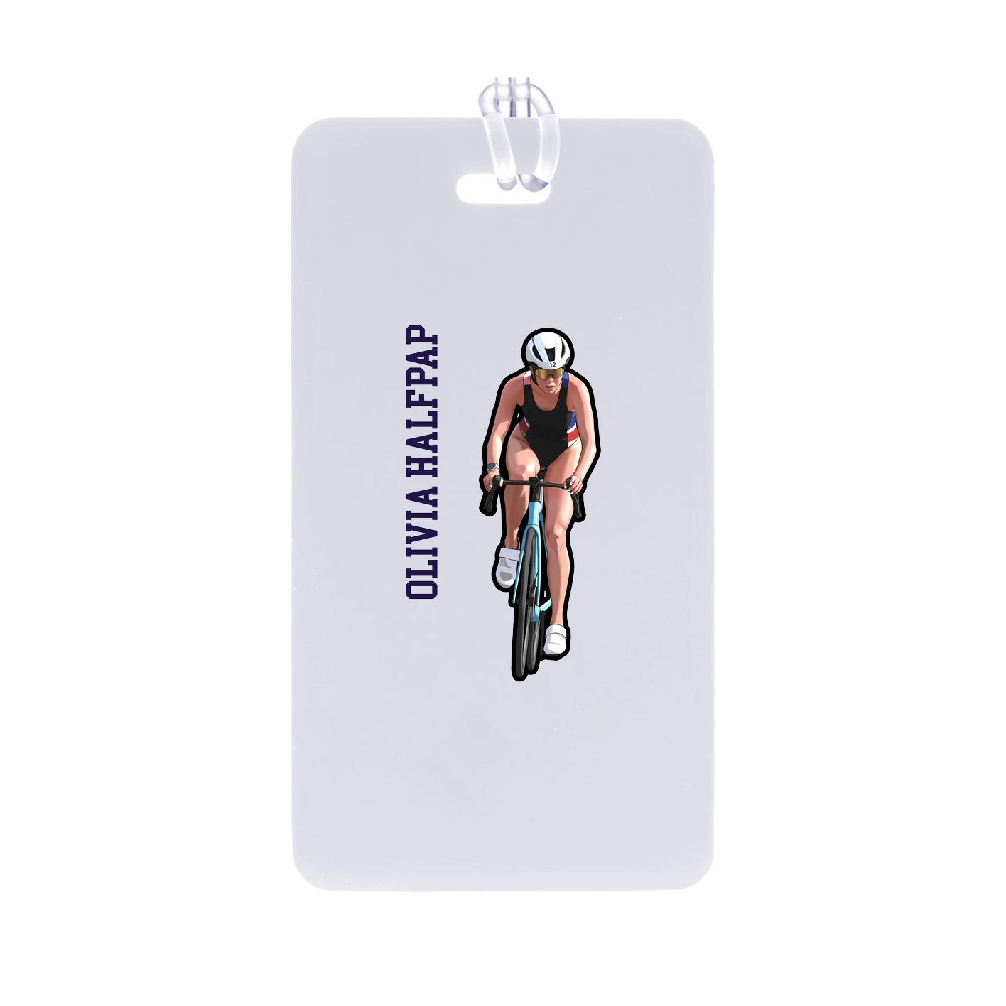 Bag Tag — Name Vertical in Classic
