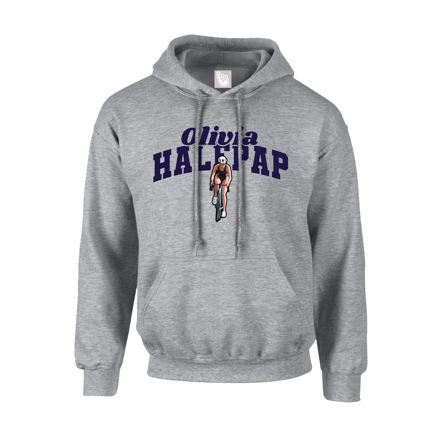 Hoodie — Signature Arch in Grey