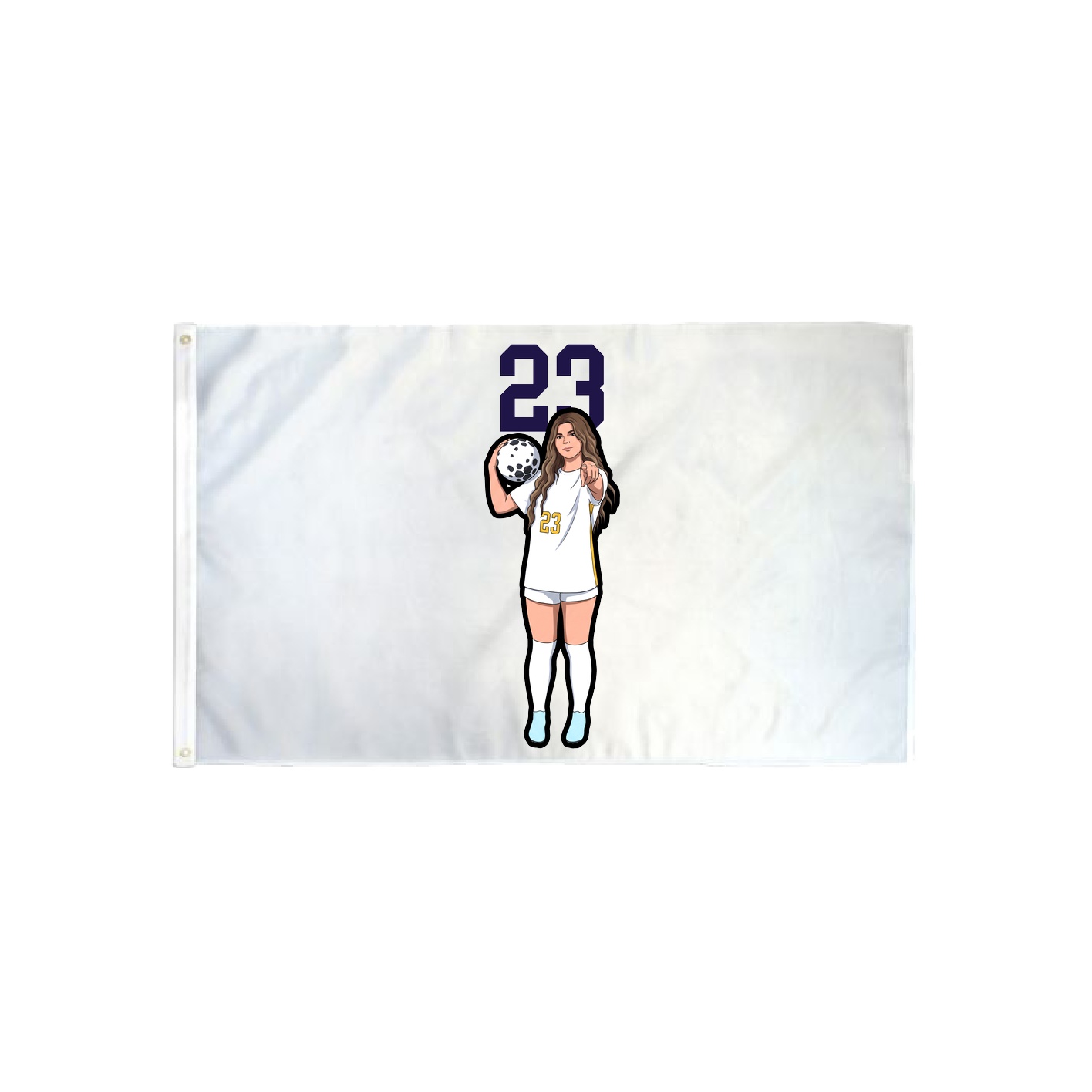 3x5 Flag — Number Top in Classic