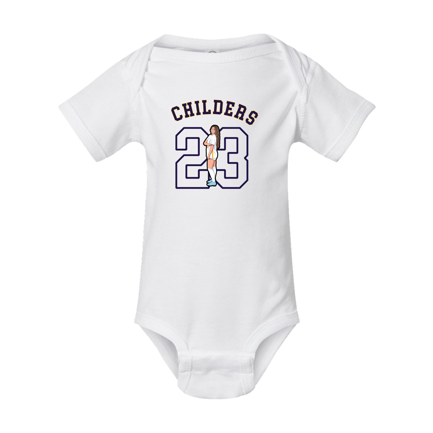 Baby Onesie — Shirsey Arch in White
