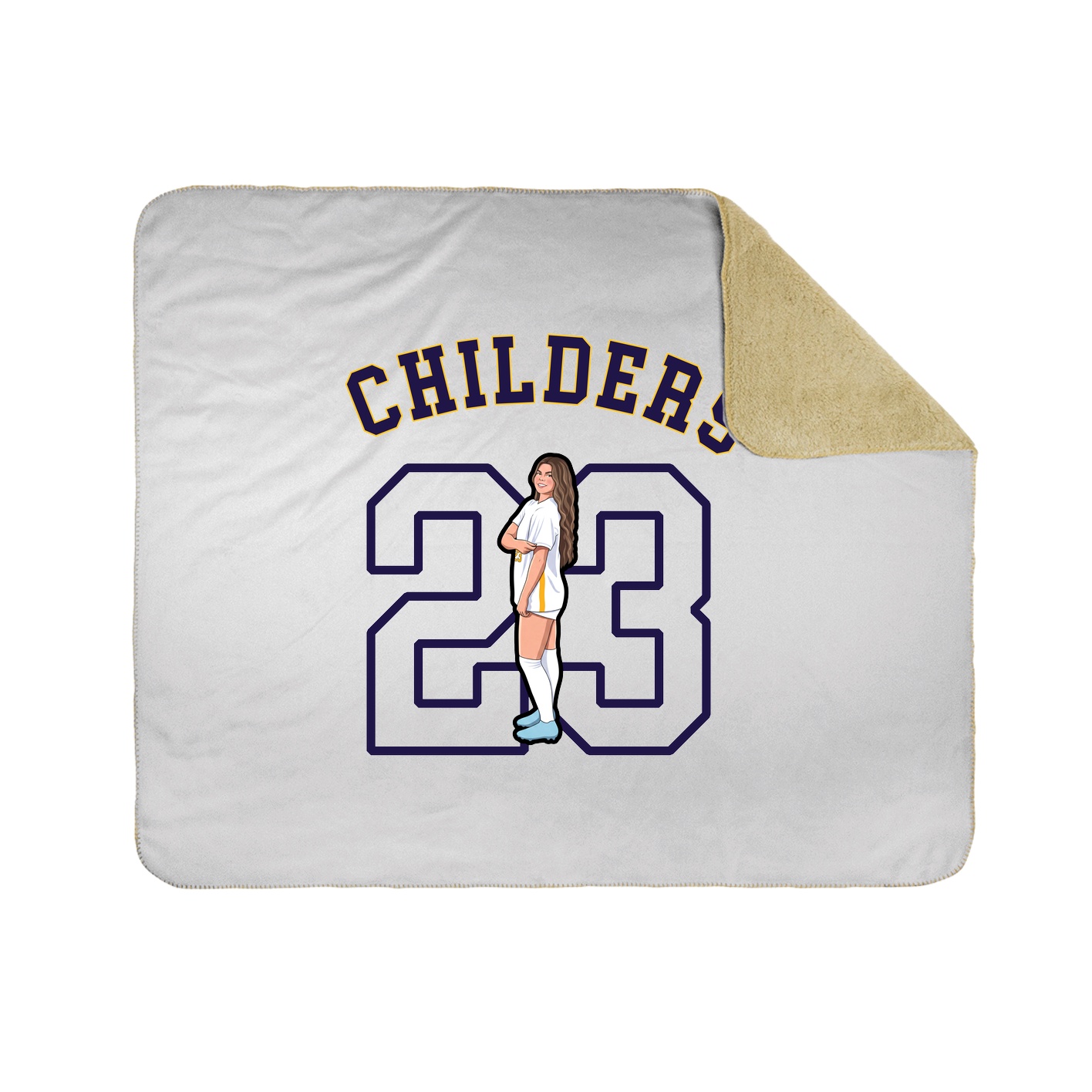 Throw Blanket — Shirsey Arch in White