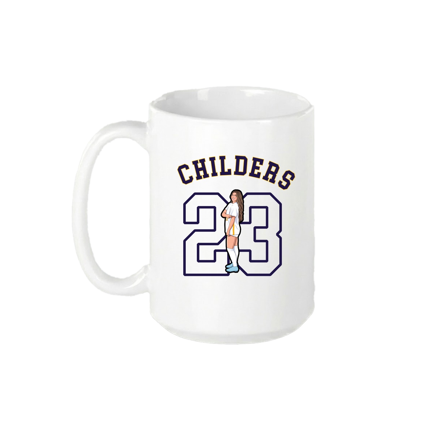 15oz Coffee Mug — Shirsey Arch in White