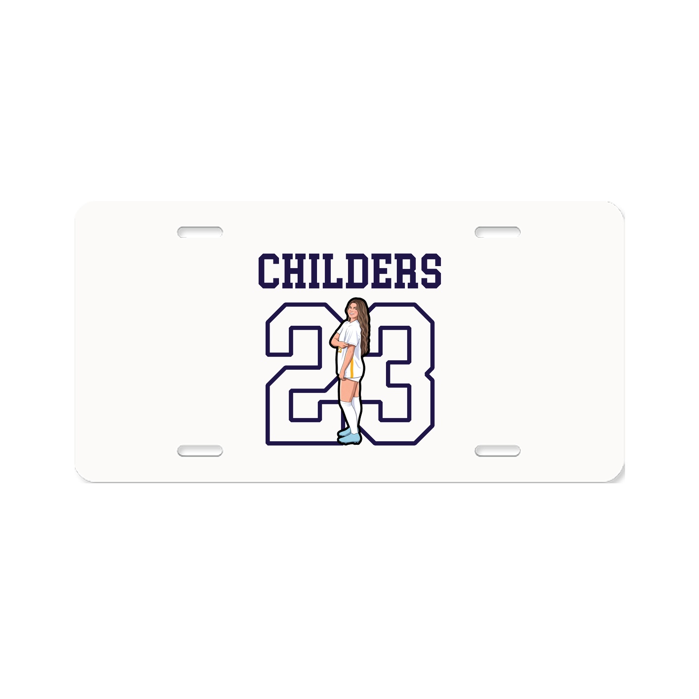License Plate — Shirsey in Classic