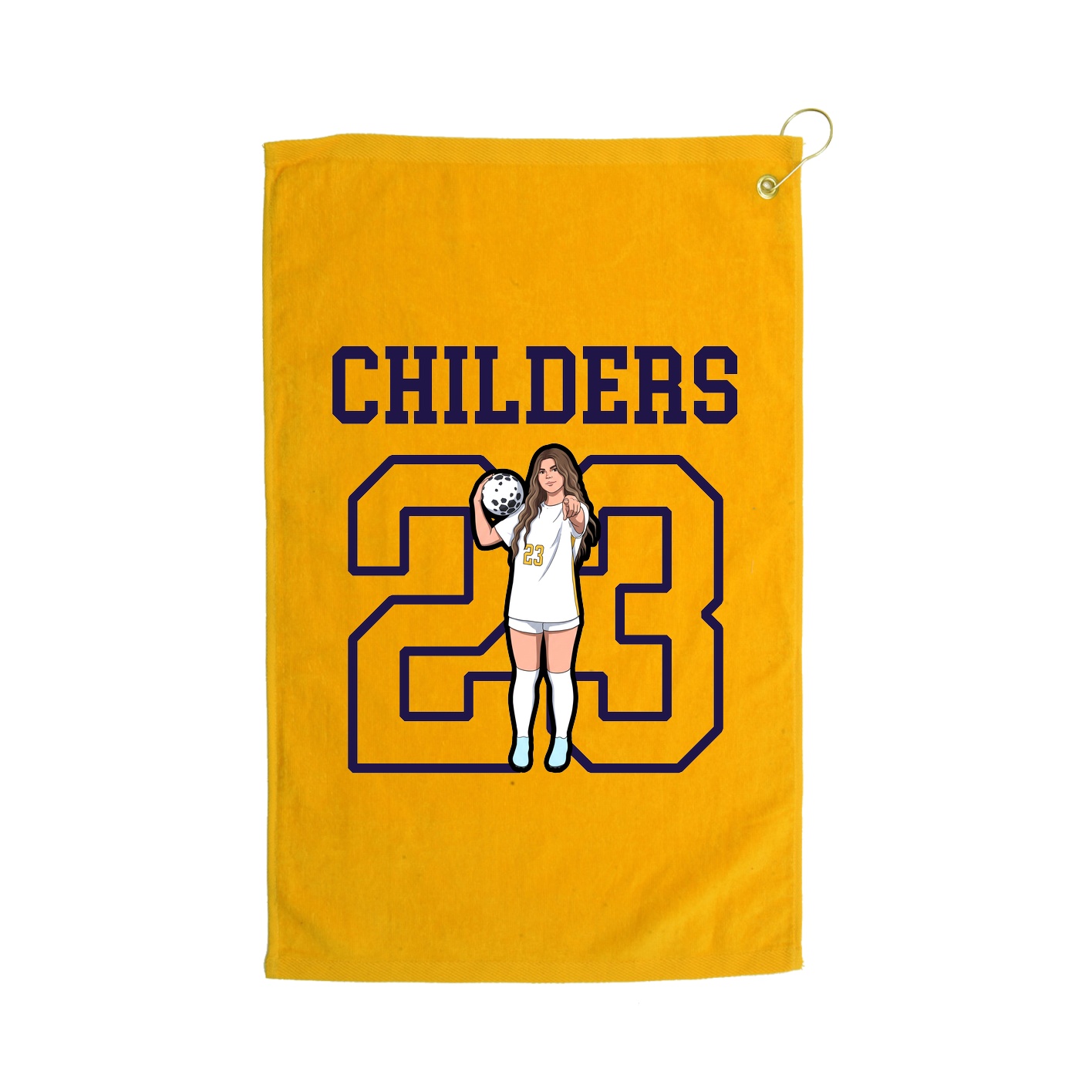 Golf Towel — Shirsey in Gold