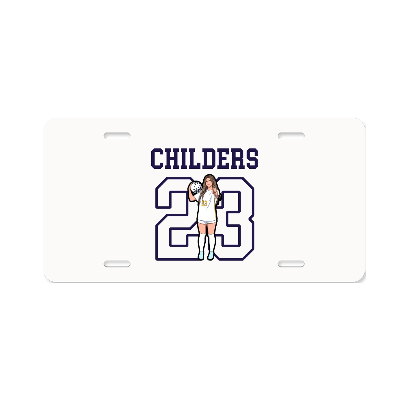 License Plate — Shirsey in Classic