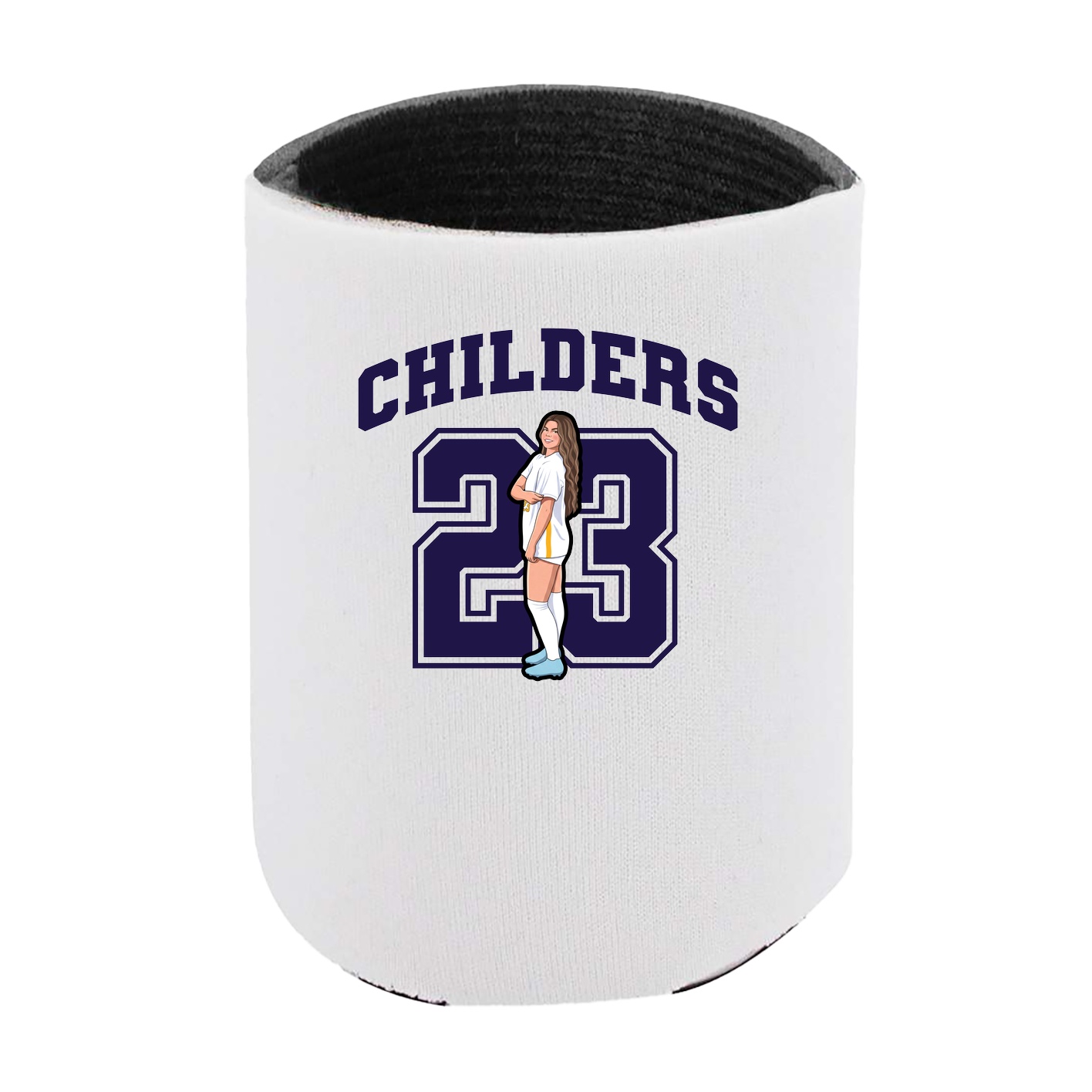 Can Holder — Number in White