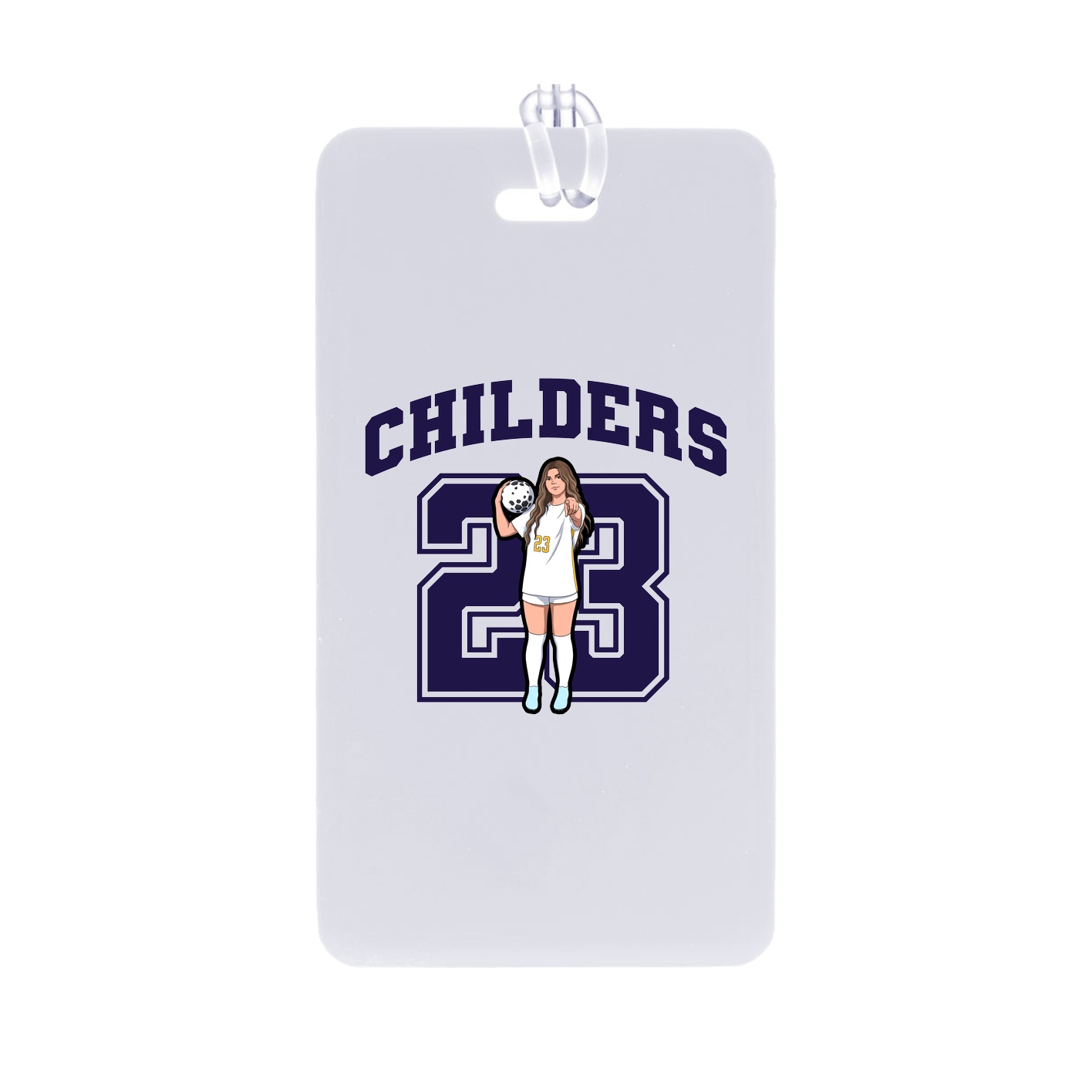Bag Tag — Number in Classic