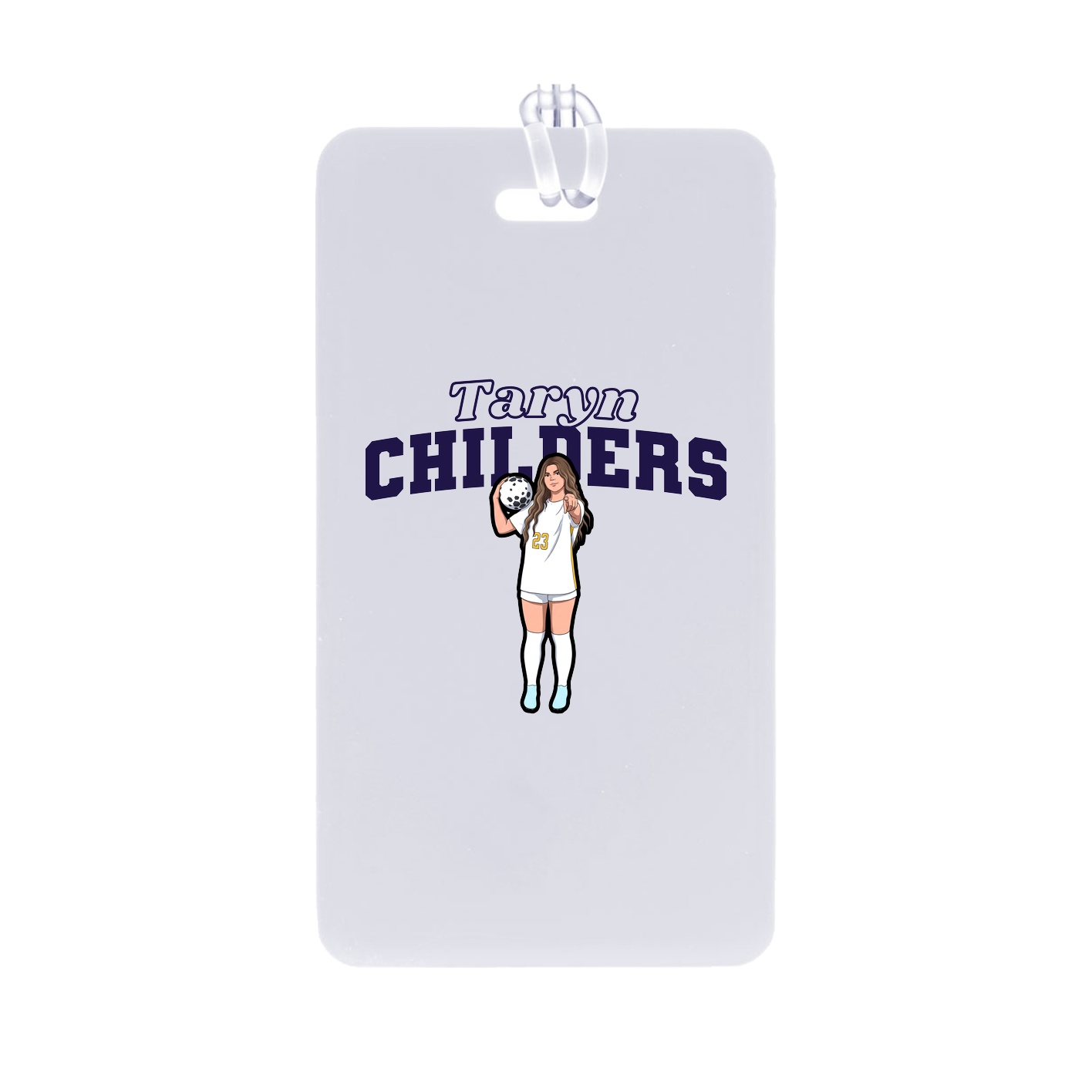Bag Tag — Name Arch in Classic