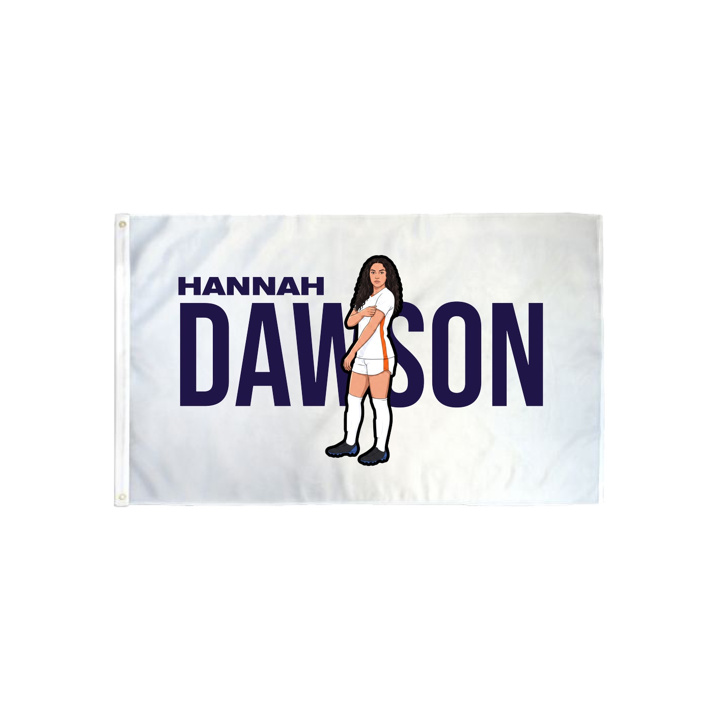 3x5 Flag — Player Name in Classic