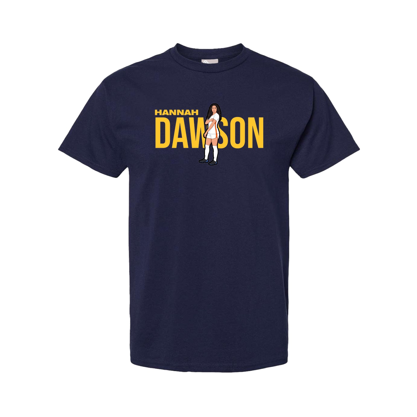 Tee — Player Name in Navy
