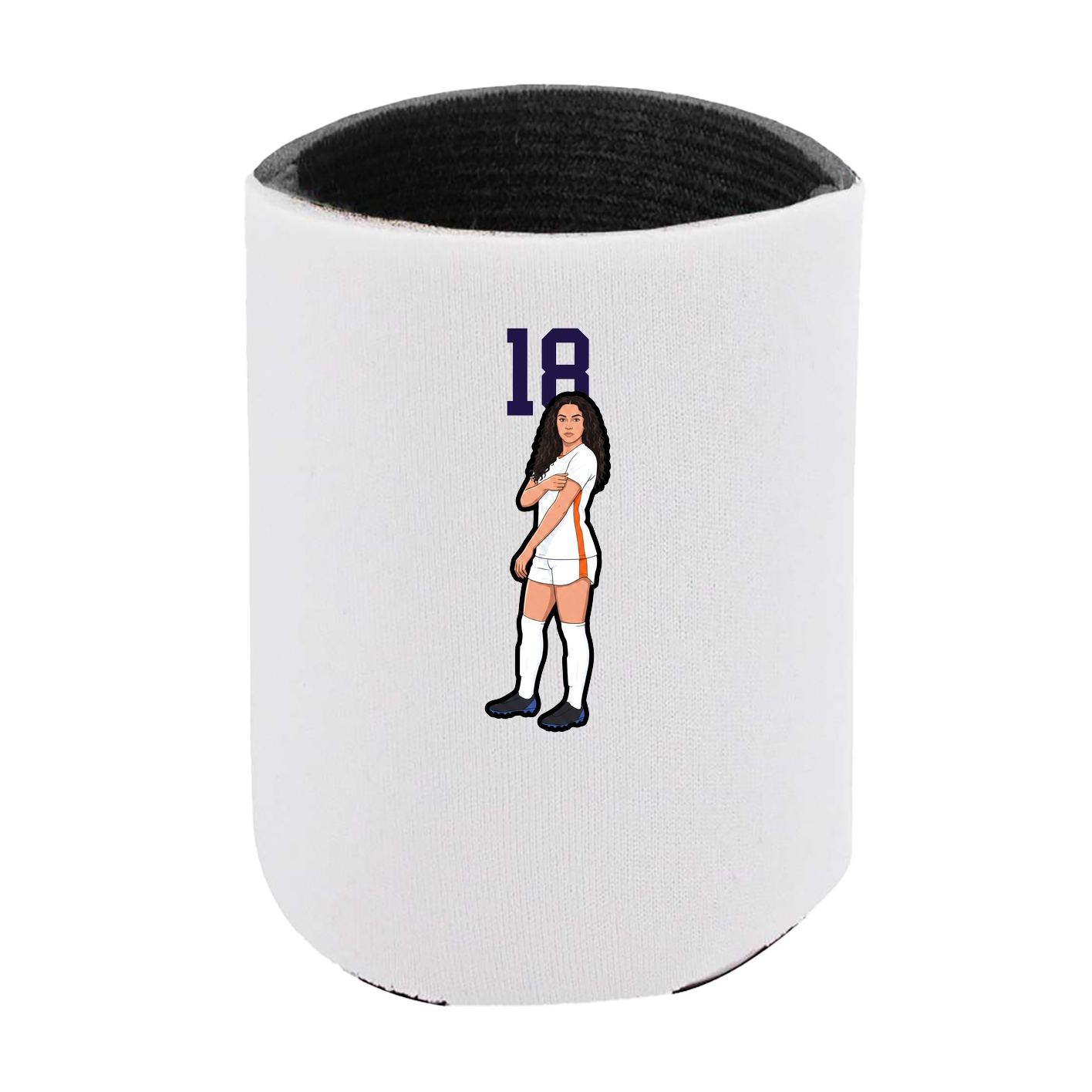 Can Holder — Number Top in White