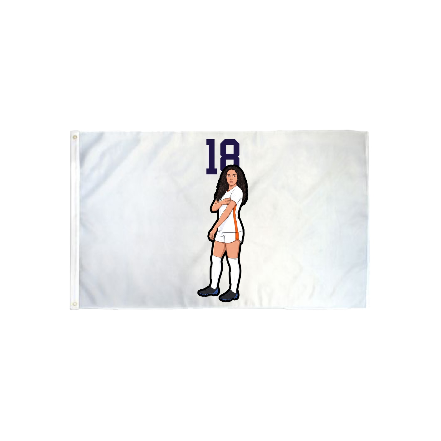 3x5 Flag — Number Top in Classic