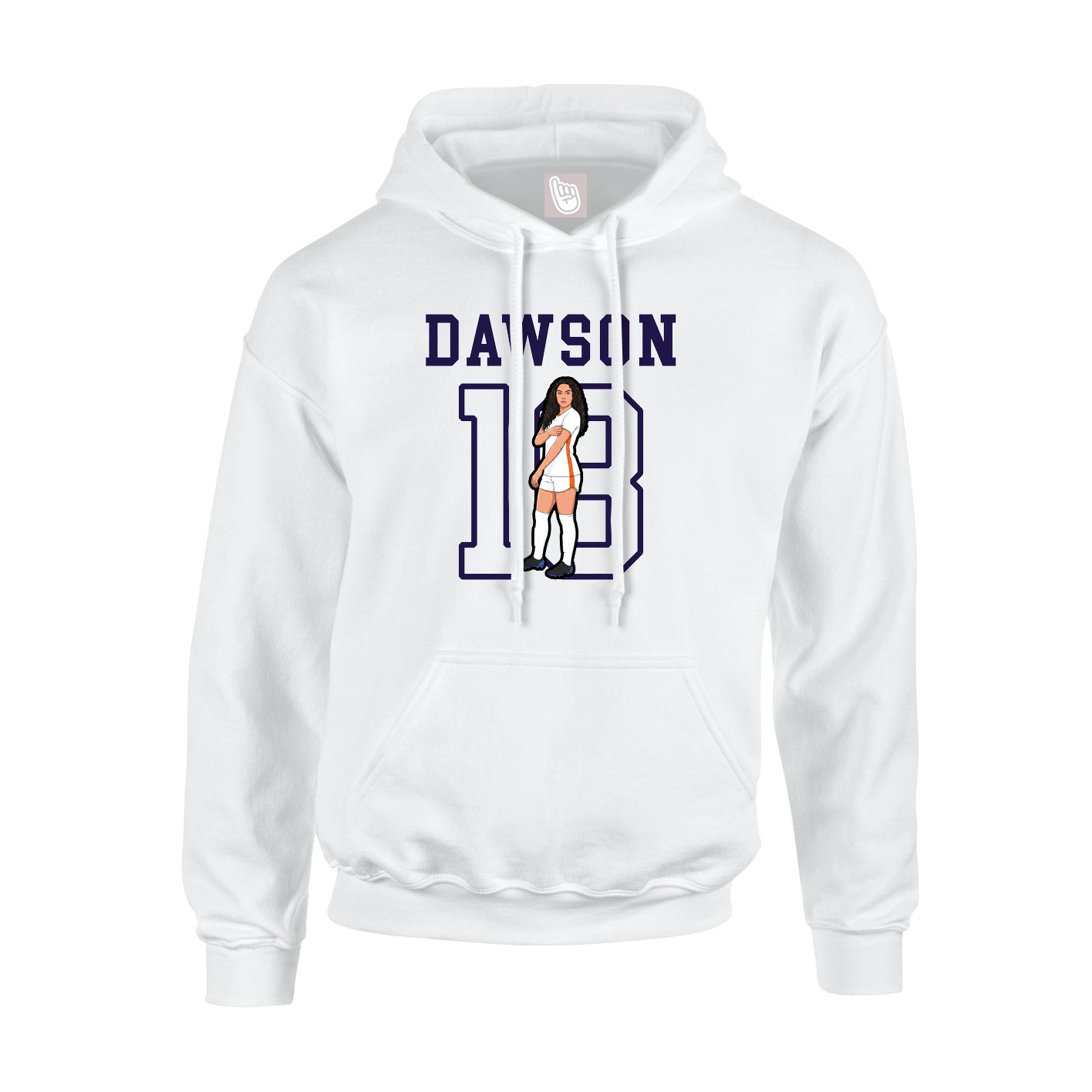 Youth Hoodie — Shirsey in White