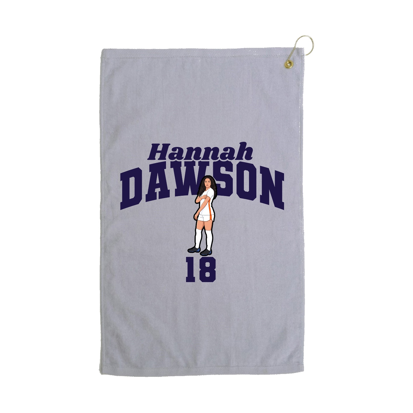 Golf Towel — Signature Arch in Grey