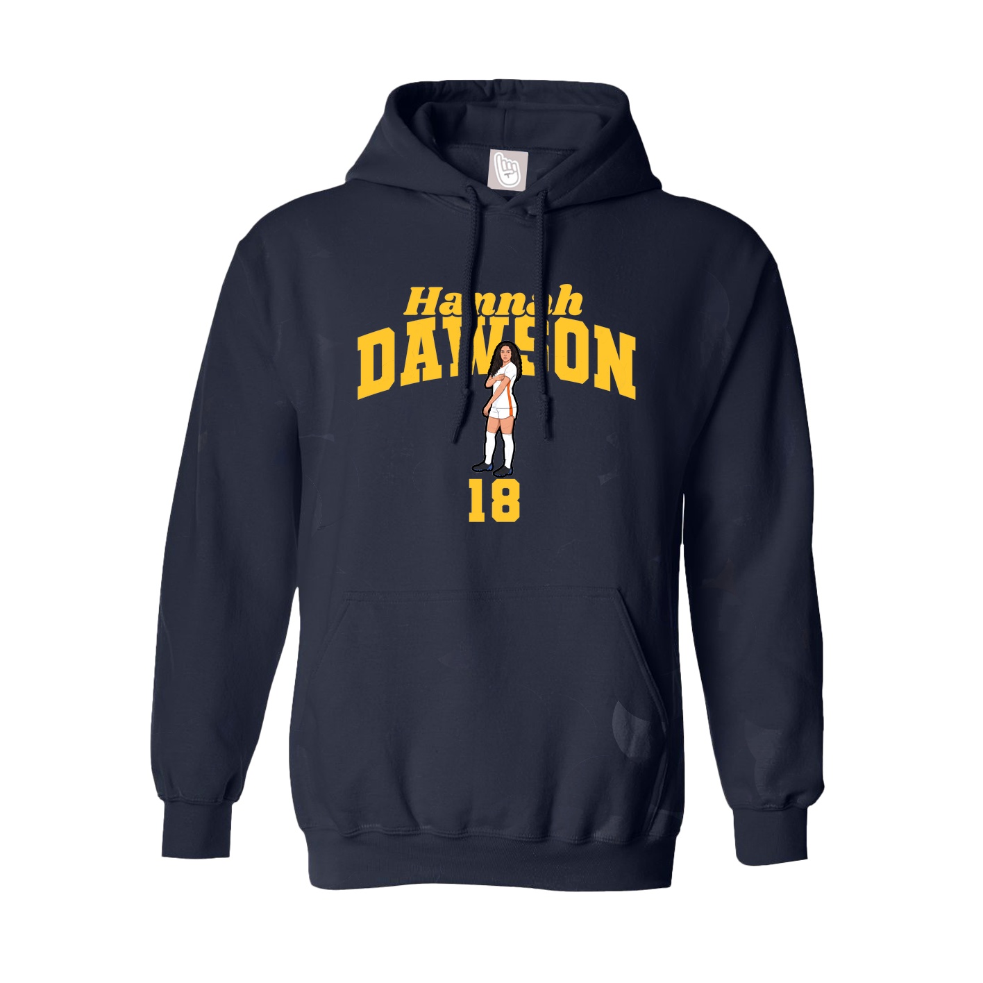 Hoodie — Signature Arch in Navy