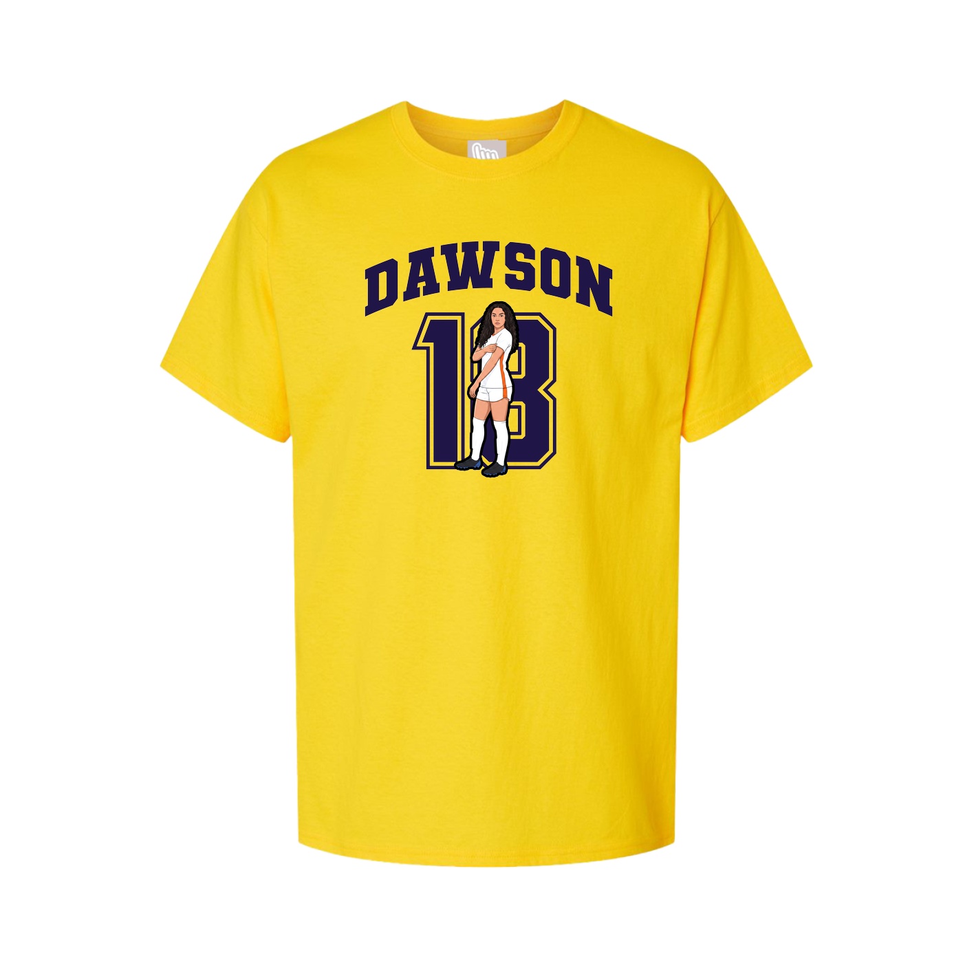 Tee — Number in Gold