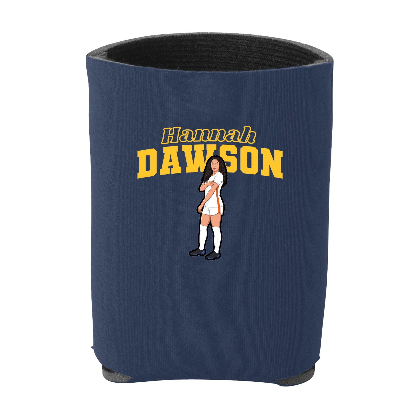 Can Holder — Name Arch in Navy