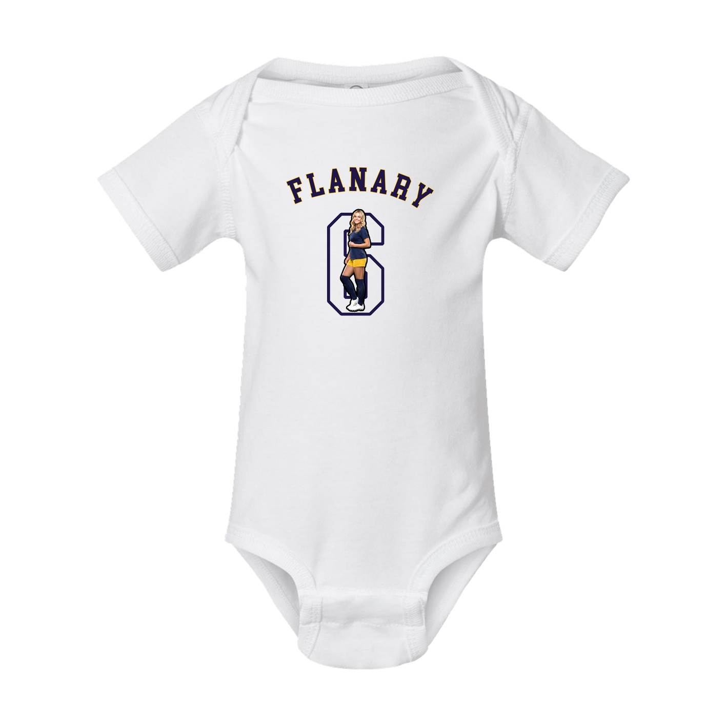 Baby Onesie — Shirsey Arch in White