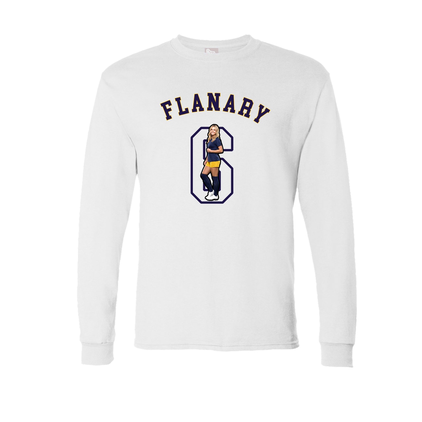 Long Sleeve Tee — Shirsey Arch in White