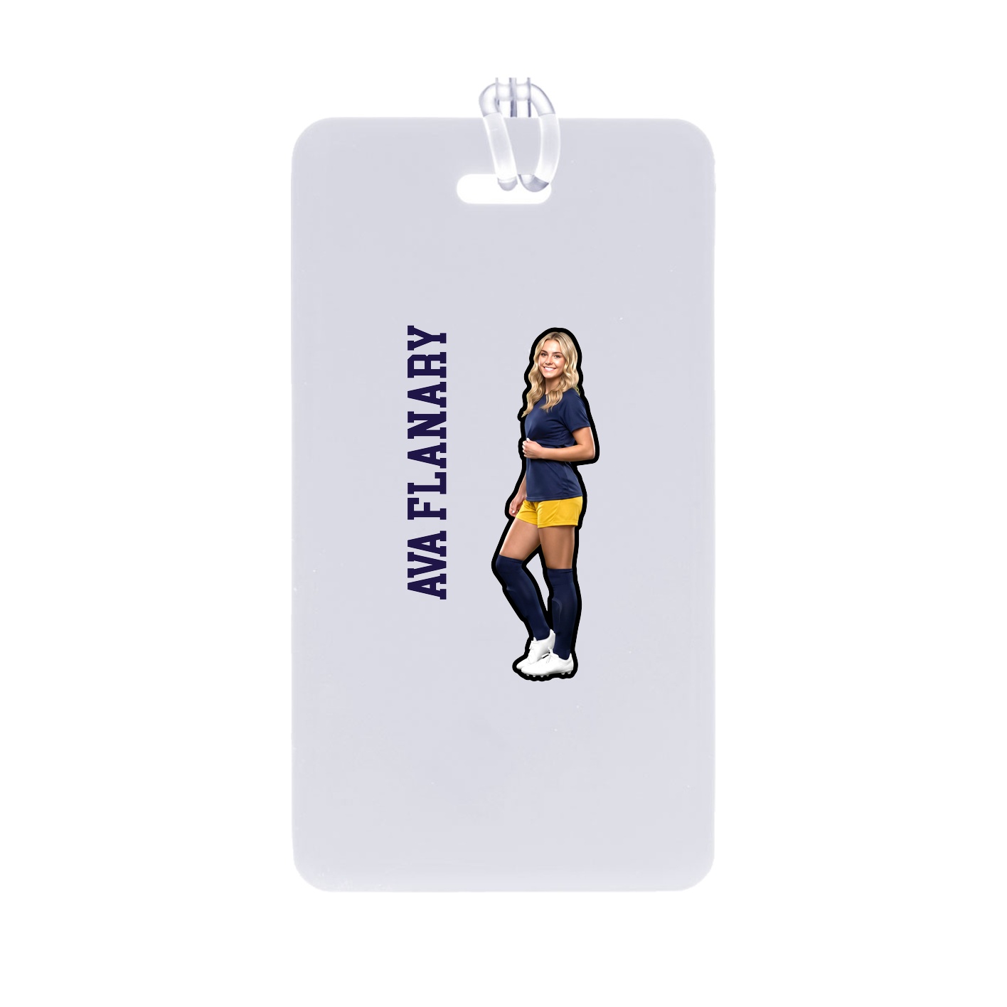 Bag Tag — Name Vertical in Classic