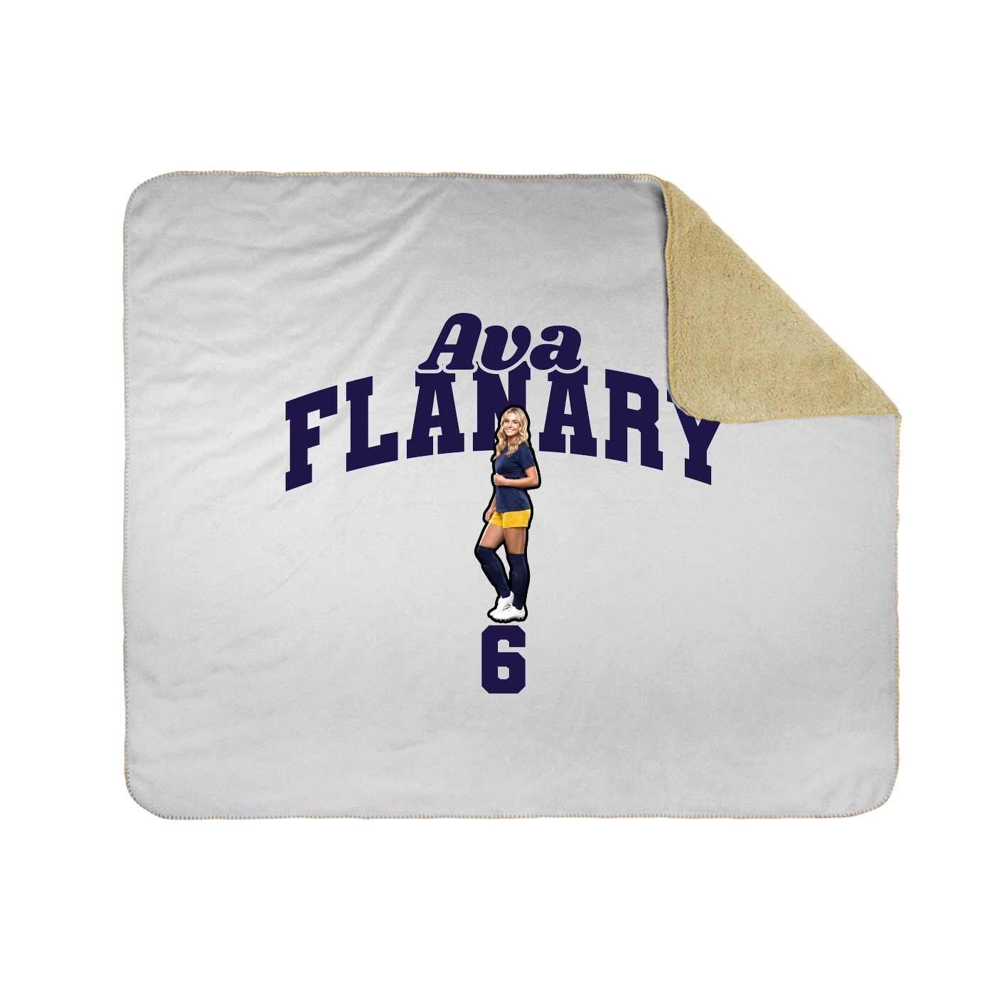 Throw Blanket — Signature Arch in White