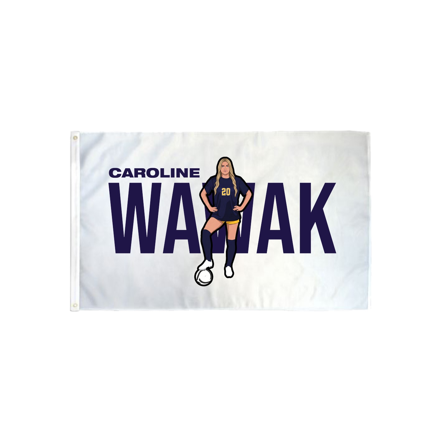 3x5 Flag — Player Name in Classic