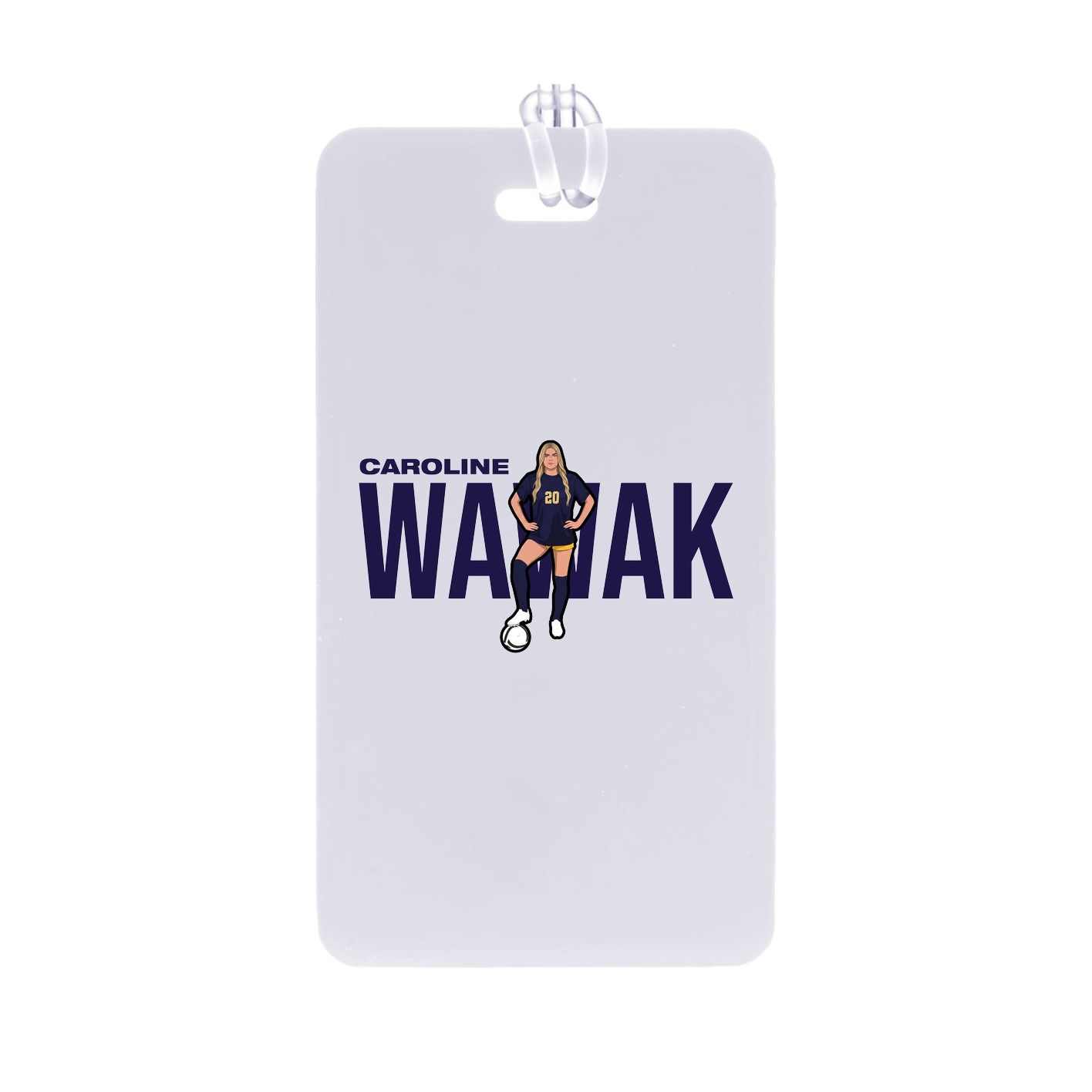 Bag Tag — Player Name in Classic