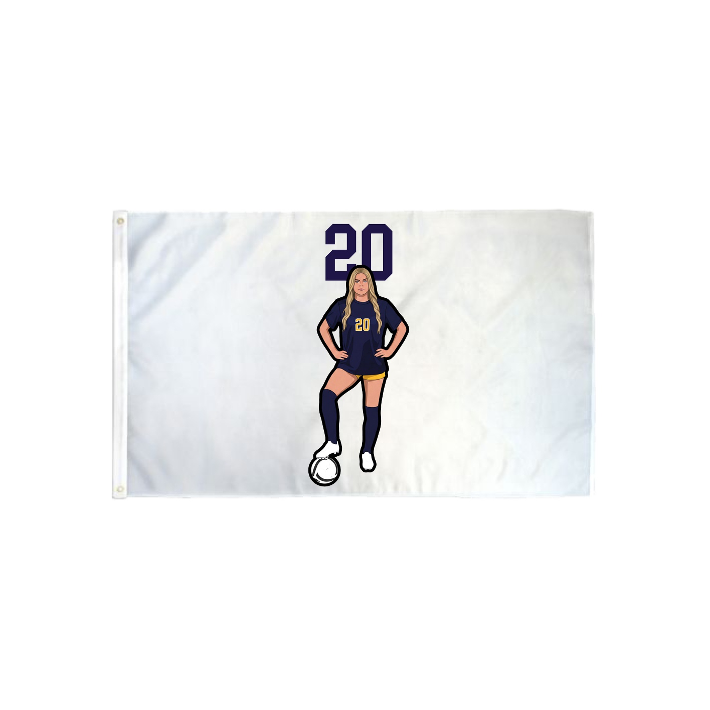 3x5 Flag — Number Top in Classic