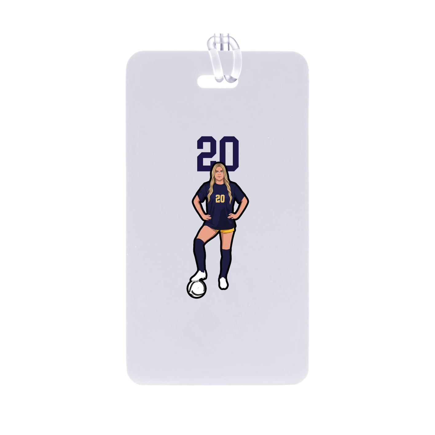 Bag Tag — Number Top in Classic