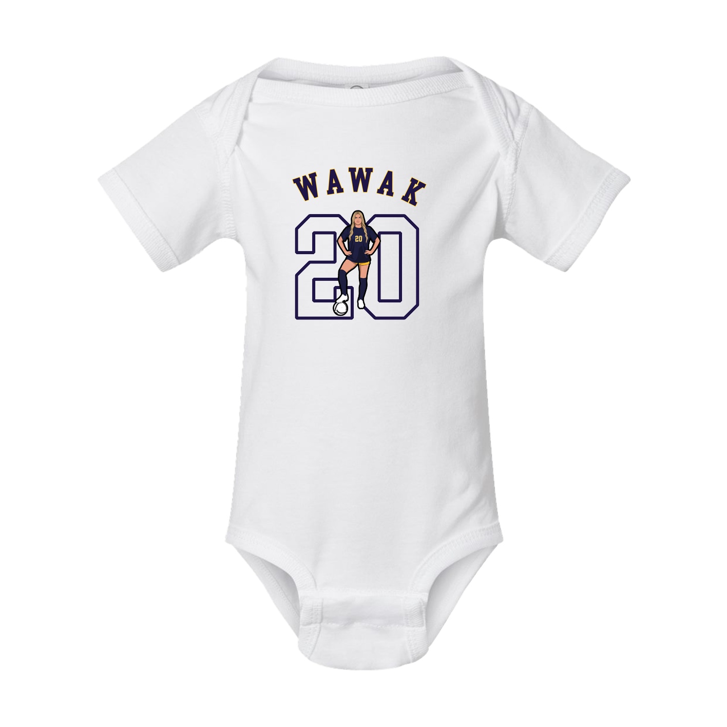 Baby Onesie — Shirsey Arch in White
