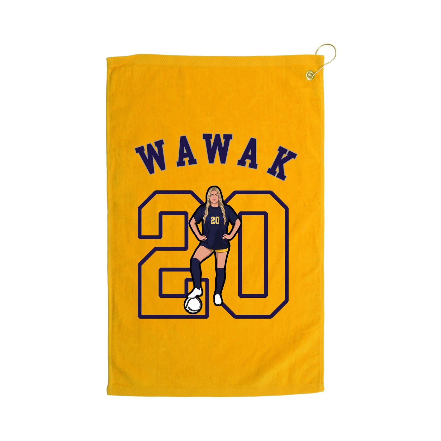 Golf Towel — Shirsey Arch in Gold