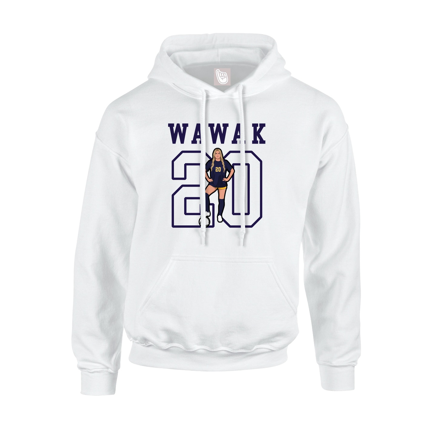 Youth Hoodie — Shirsey in White