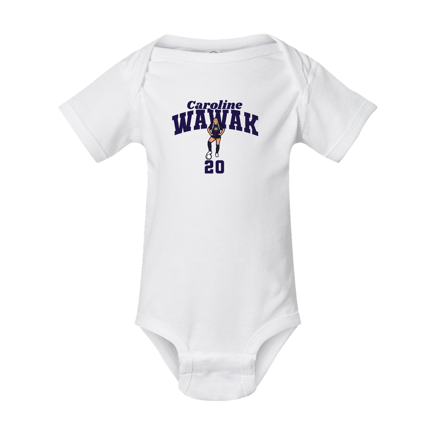 Baby Onesie — Signature Arch in White