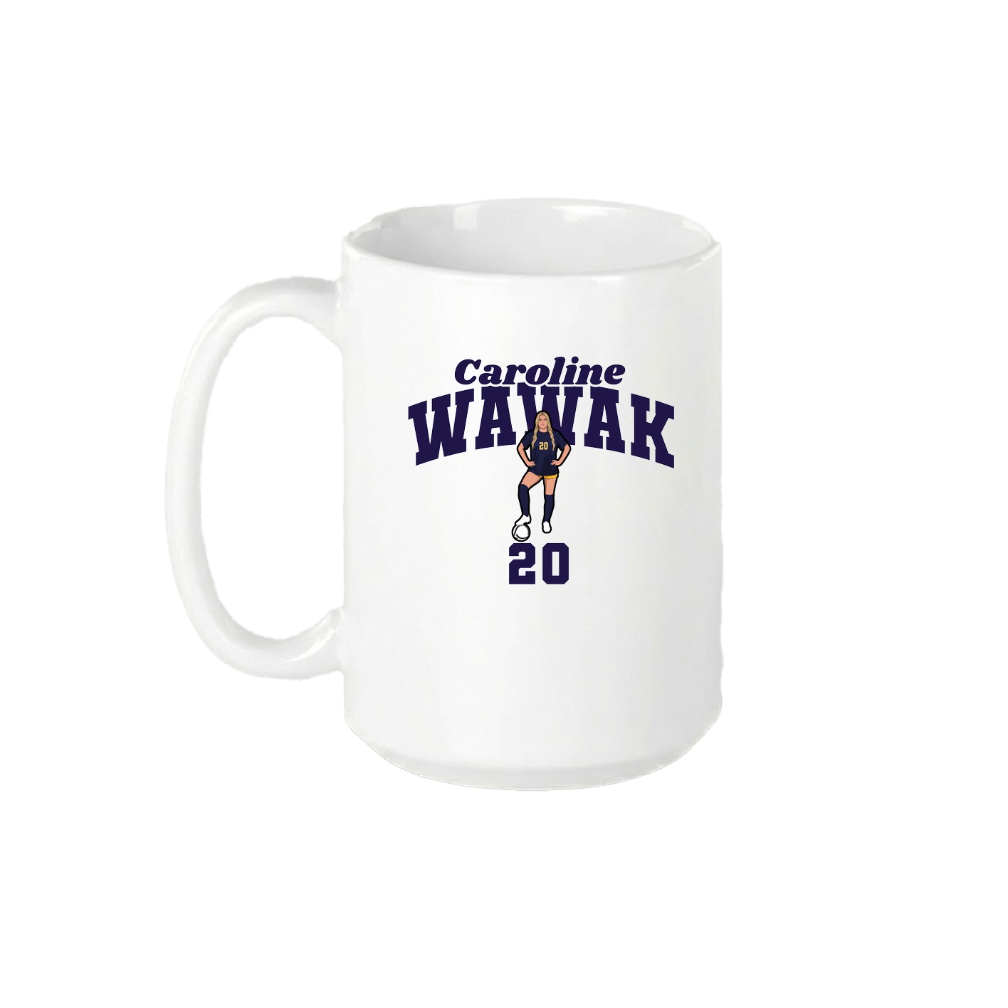 15oz Coffee Mug — Signature Arch in White