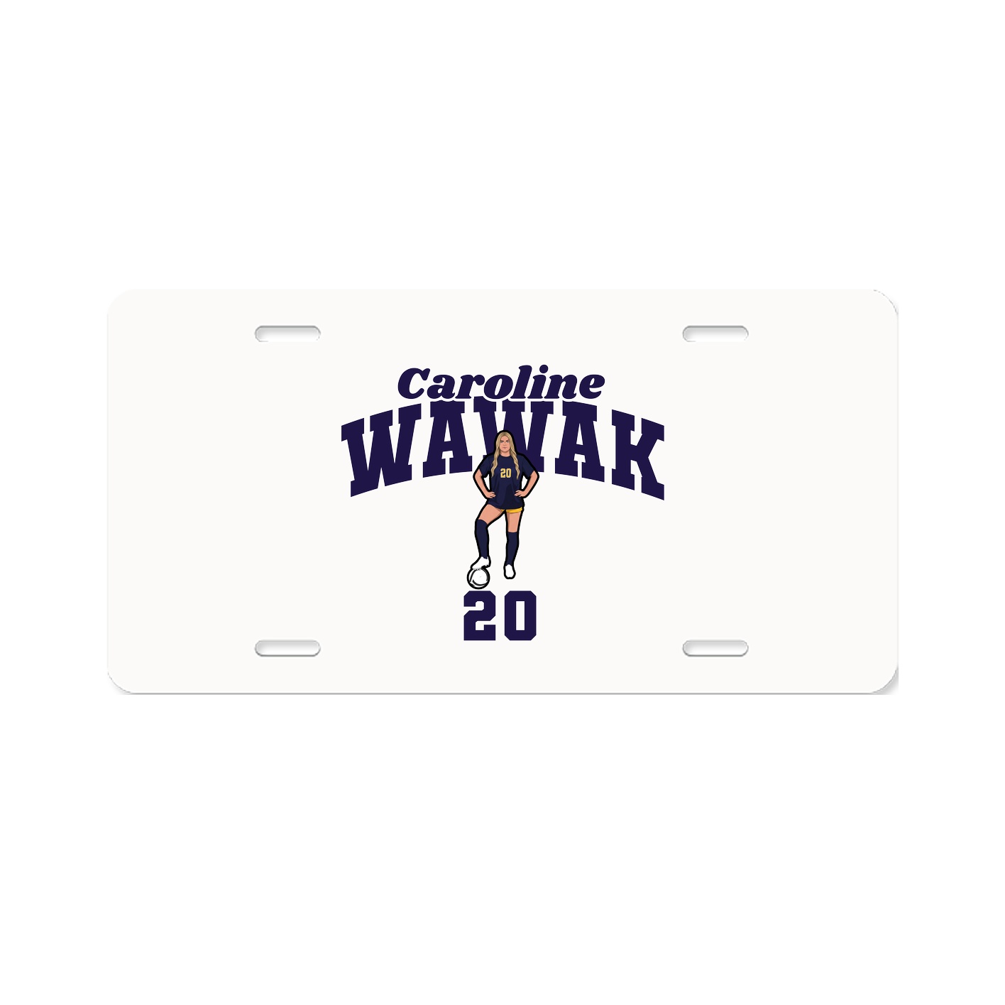 License Plate — Signature Arch in Classic