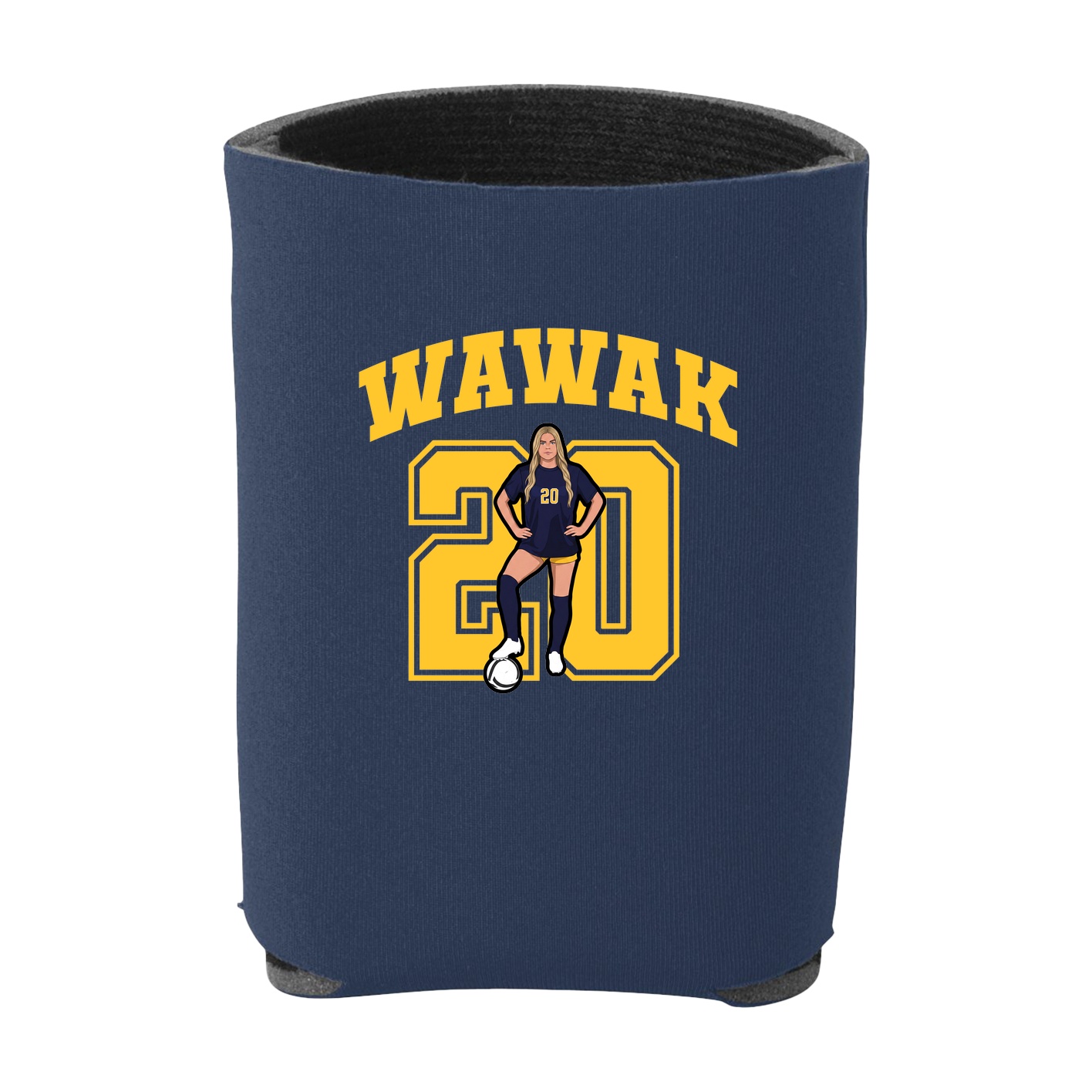 Can Holder — Number in Navy