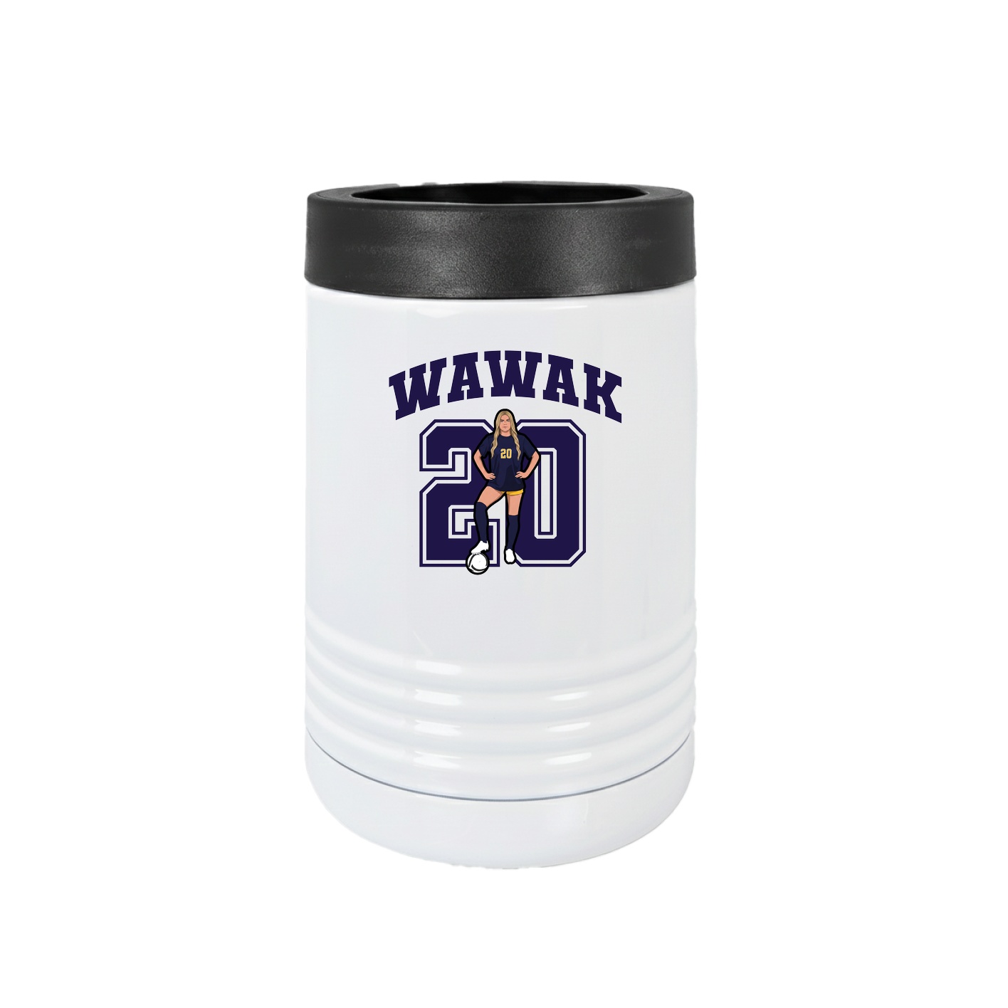 Beverage Holder — Number in White