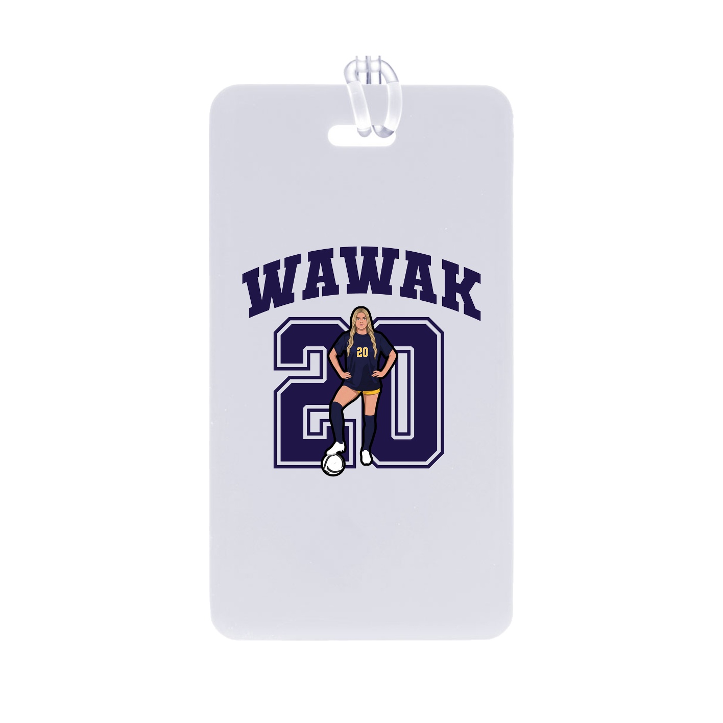 Bag Tag — Number in Classic