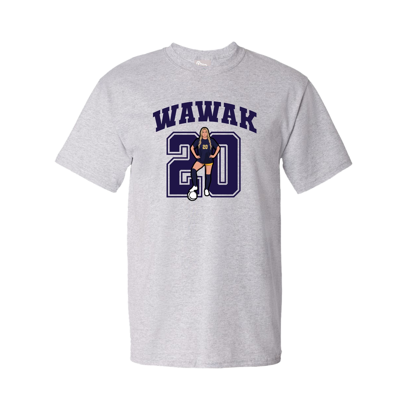 Tee — Number in Grey