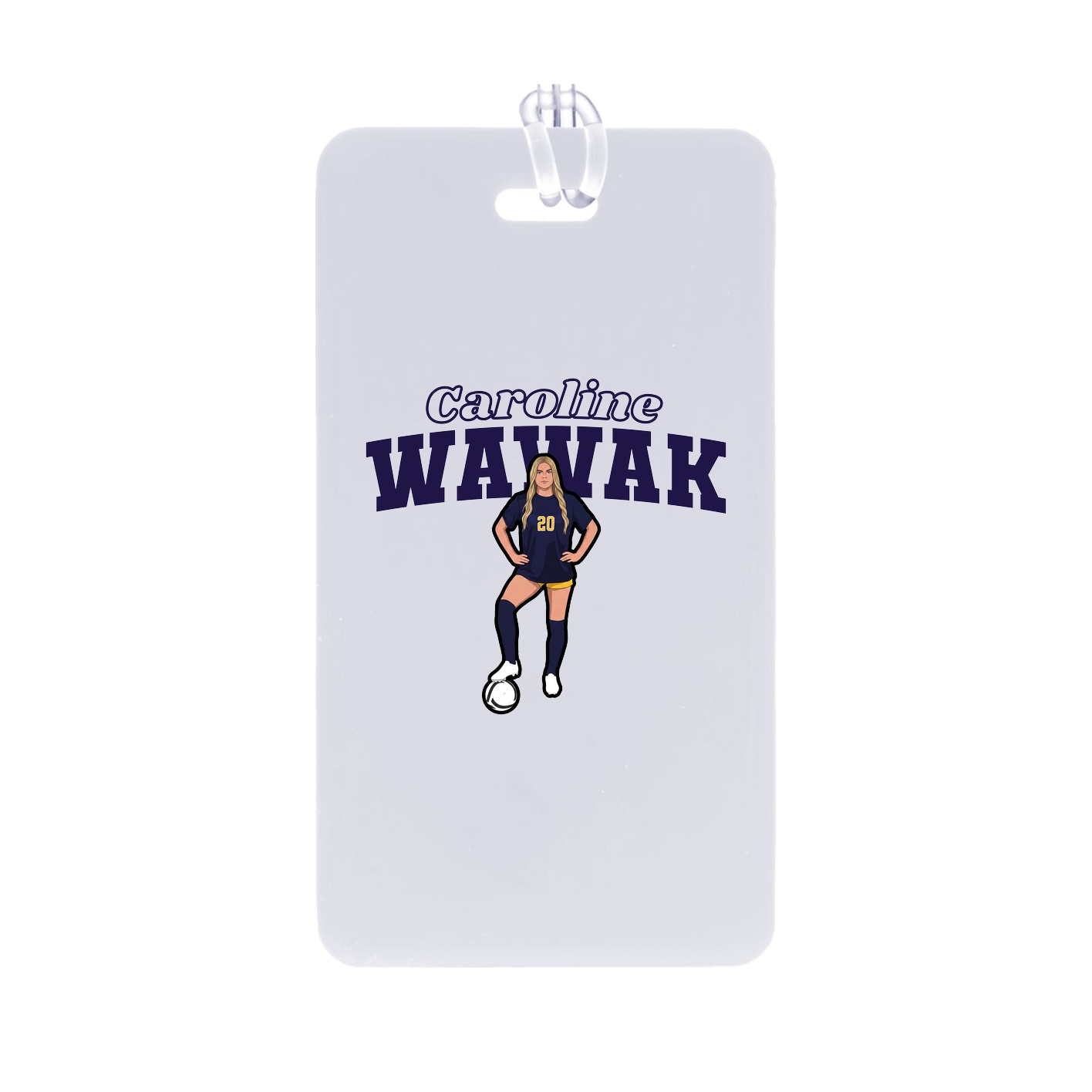 Bag Tag — Name Arch in Classic