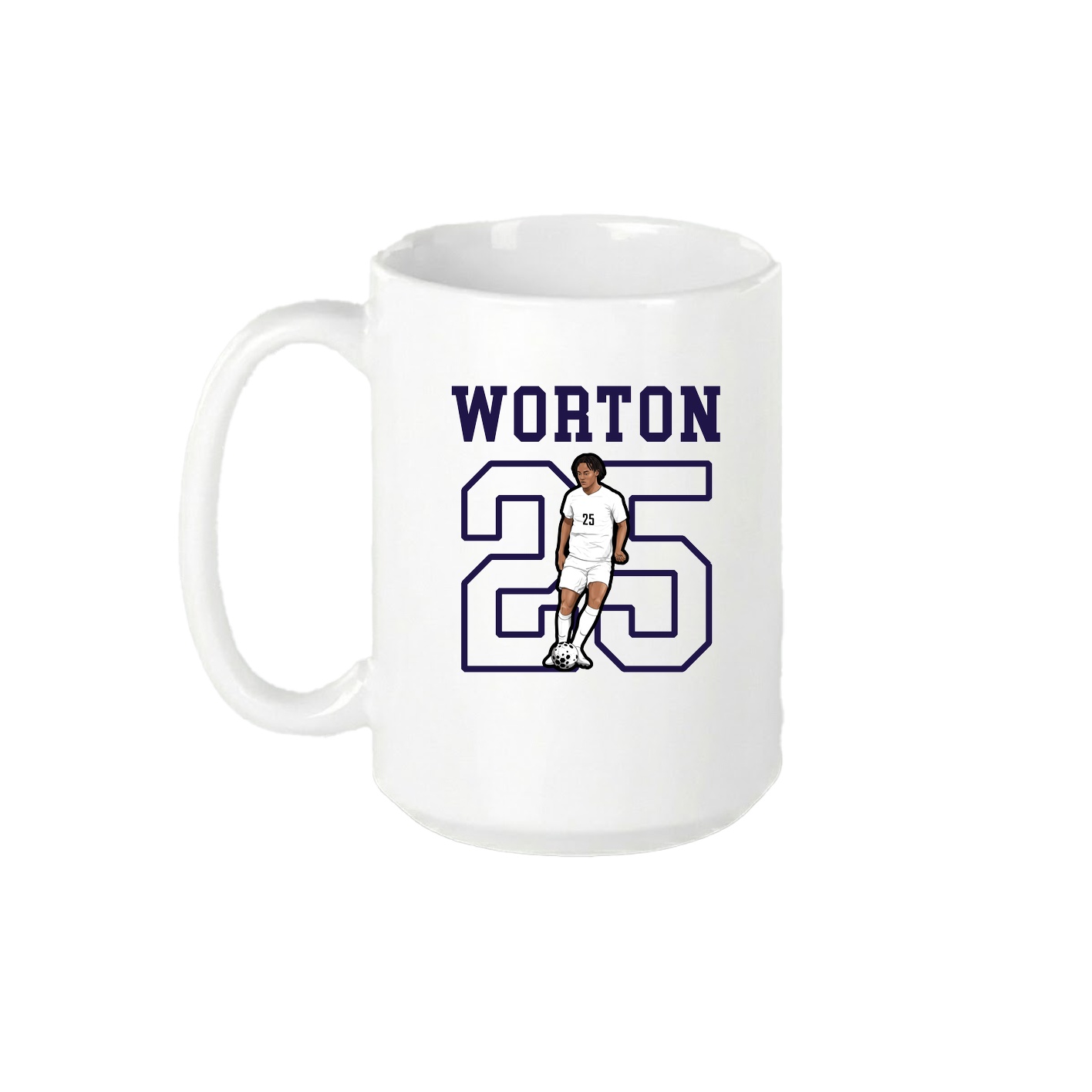 15oz Coffee Mug — Shirsey in White