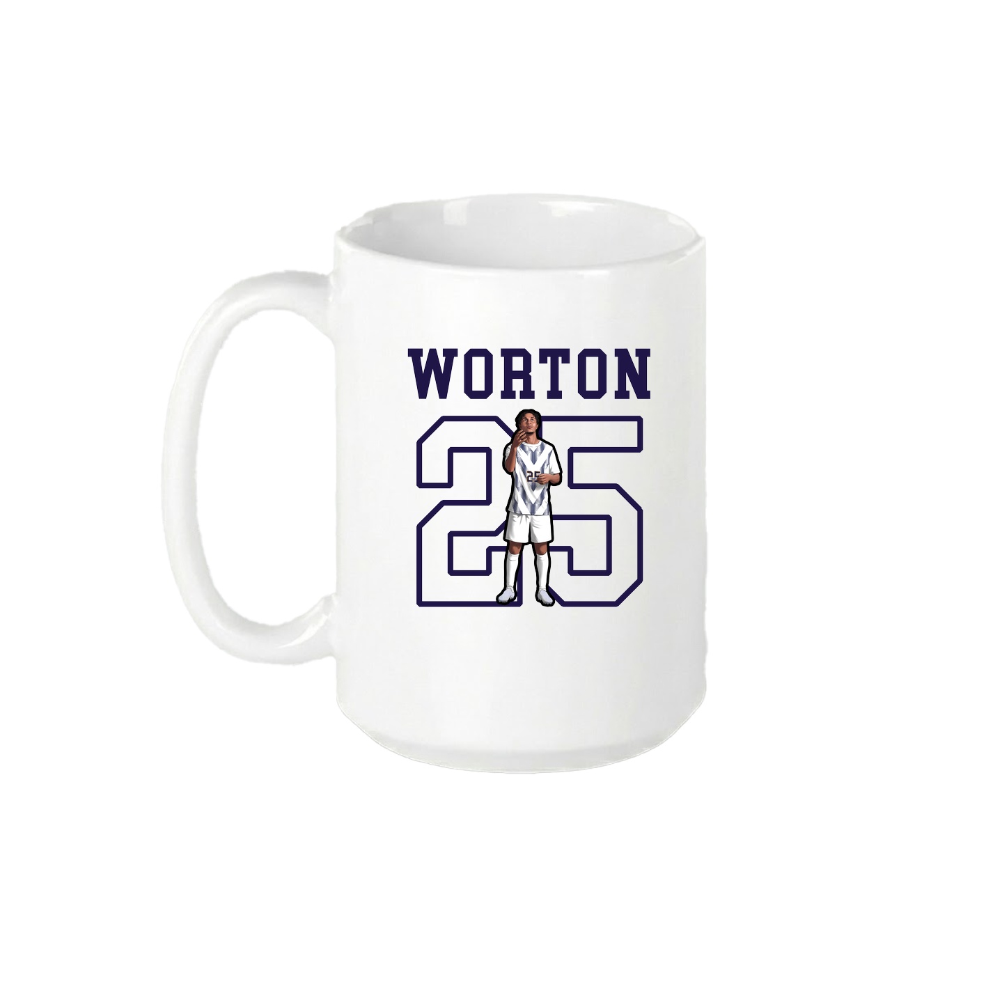 15oz Coffee Mug — Shirsey in White