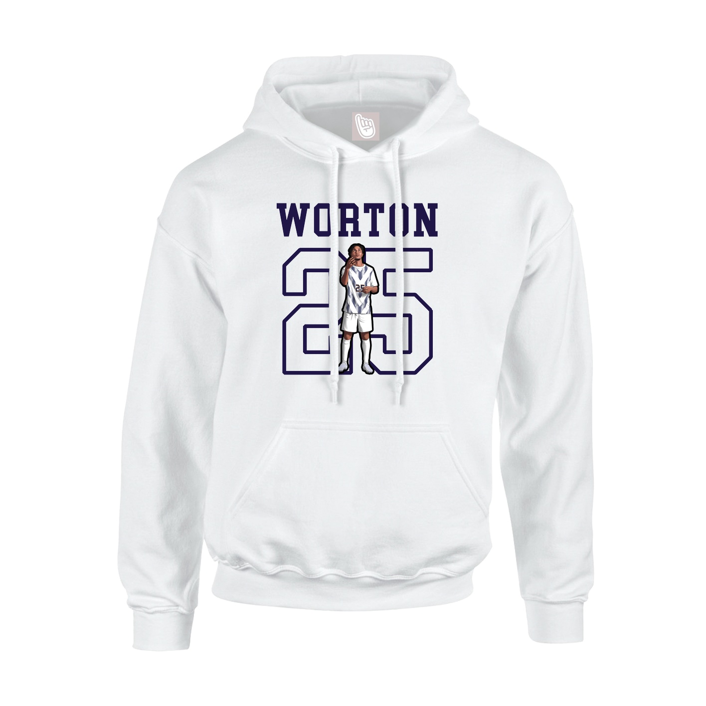 Youth Hoodie — Shirsey in White
