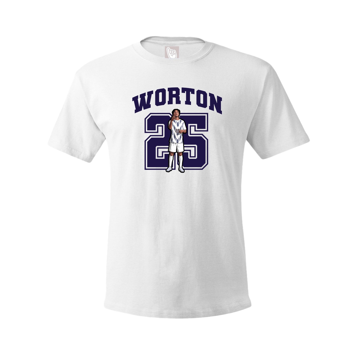 Tee — Number in White