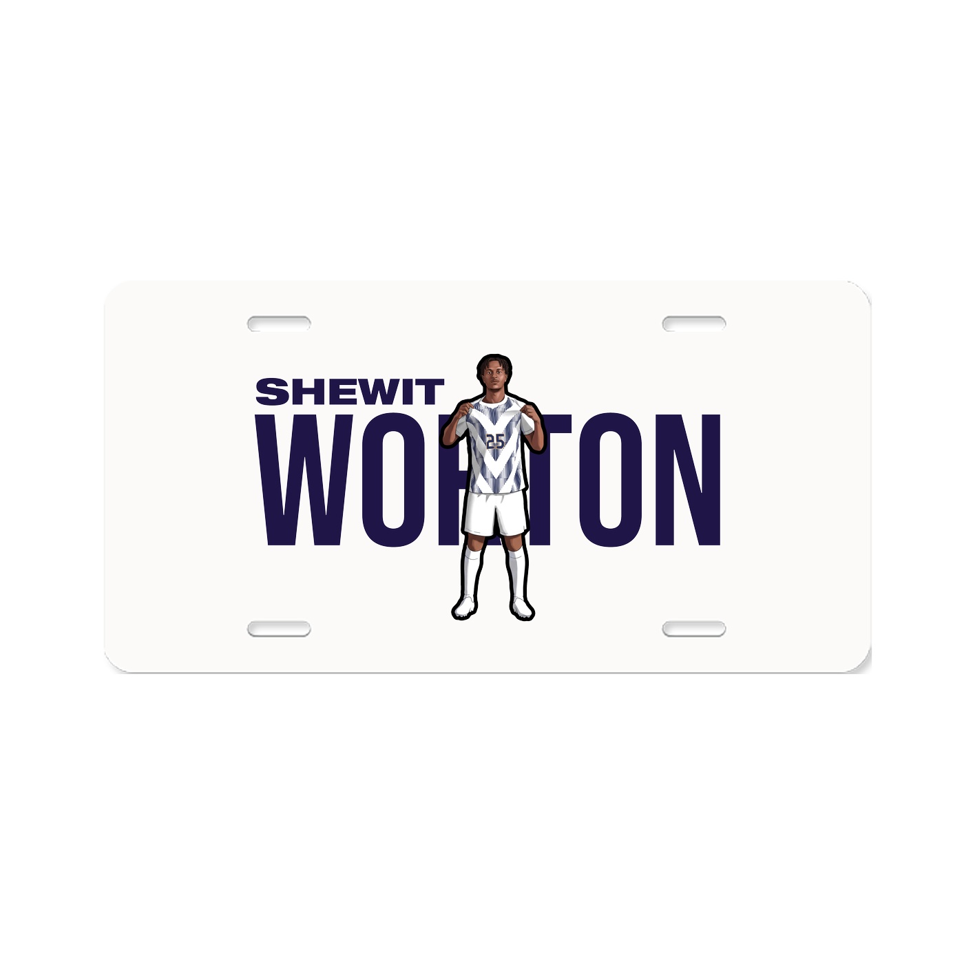 License Plate — Player Name in Classic
