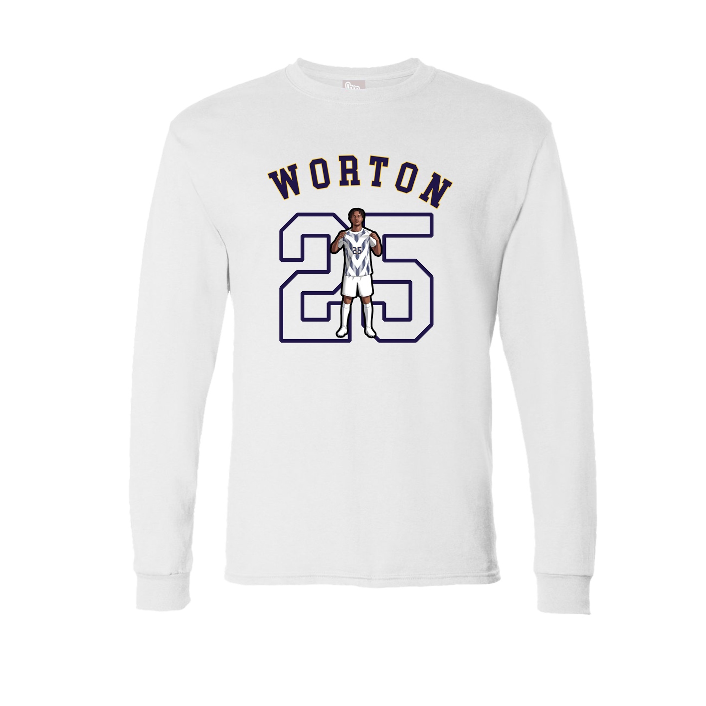 Long Sleeve Tee — Shirsey Arch in White