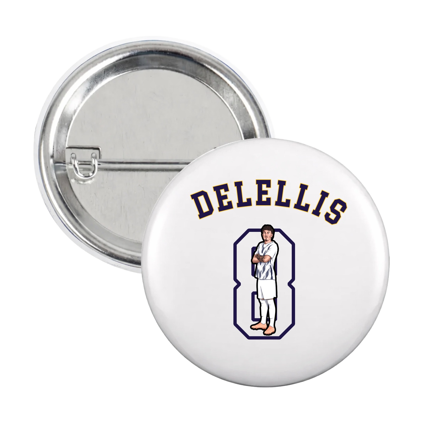 Game Day Button — Shirsey Arch in White