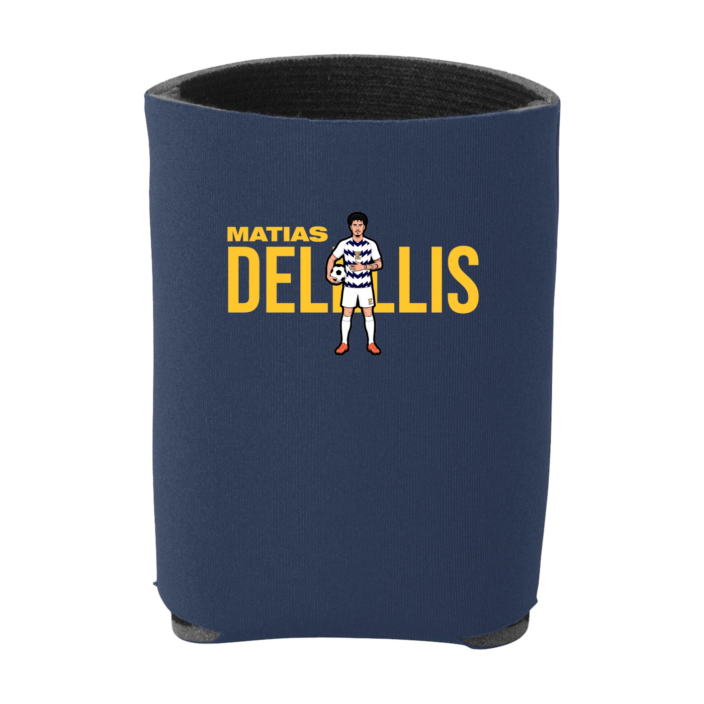 Can Holder — Player Name in Navy