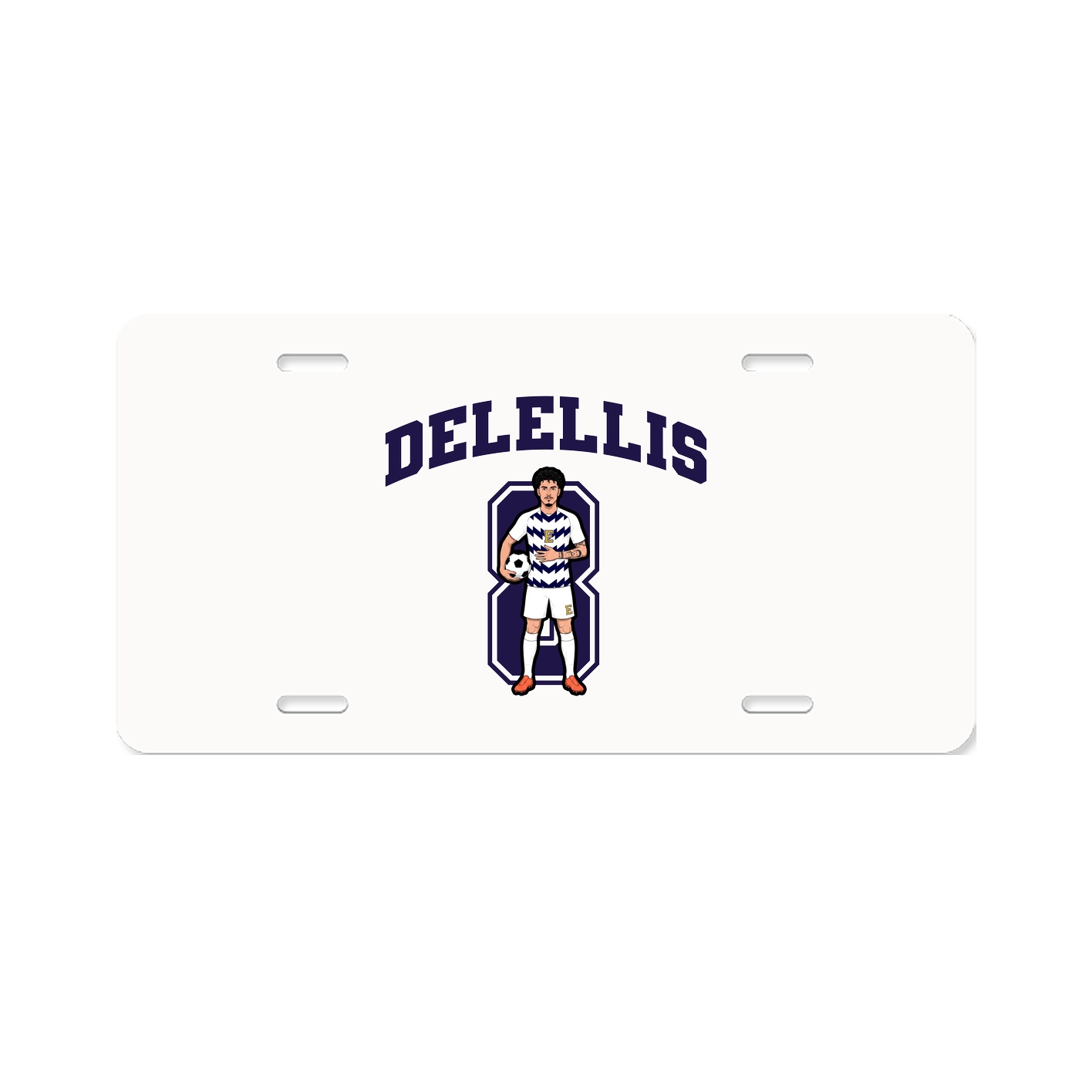 License Plate — Number in Classic