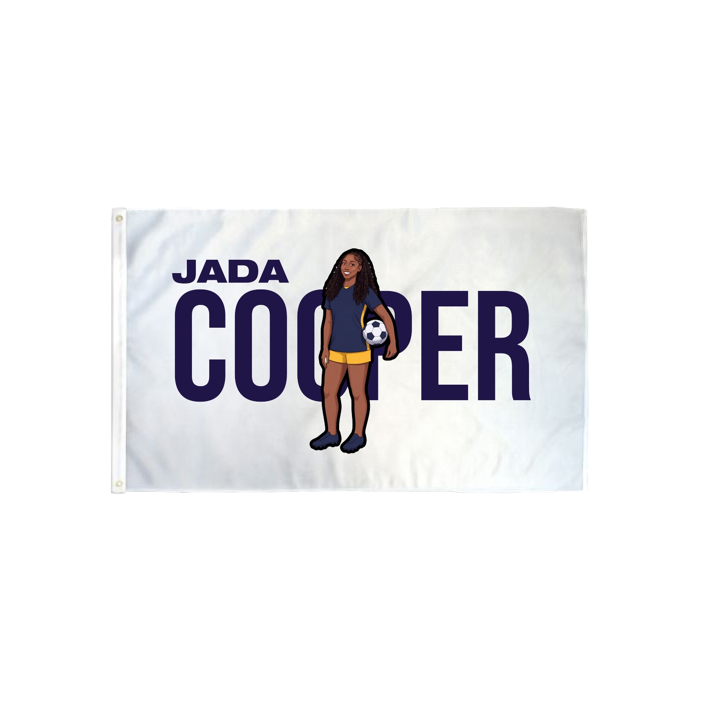 3x5 Flag — Player Name in Classic